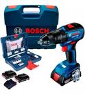 Parafusadeira Furadeira de Impacto Bateria 18V Motor Brushless 2 Baterias e Maleta GSB 18