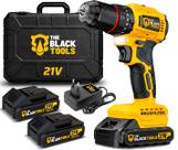 Parafusadeira Furadeira De Impacto Brushless 3/8 2 Baterias Bivolt Com Maleta