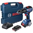 Parafusadeira furadeira de impacto GSB 18V-50 Li-Ion 2 baterias BIVOLT 18V - BOSCH 8924