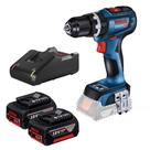 Parafusadeira / Furadeira de Impacto GSB 18V-90C Com 02 Baterias e Carregador - Bosch