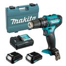 Parafusadeira Furadeira de Impacto HP333DWYX3 Makita com 2 Bat Carreg Maleta