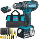 Parafusadeira/Furadeira Dhp482 C/Bat+ Carreg + Kit e Bolsa Parafusadeira/Furadeira Dhp482 C/Bat+ Carreg + Kit e Bolsa