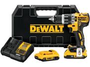 Parafusadeira Furadeira Impacto 1/2'' Dewalt 13mm Li-Ion Brush Bivolt 110V/220V Dewalt