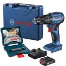 Parafusadeira Furadeira Impacto 18v c/ 30 peças X-LINE, Bateria, Carregador e Maleta GSB 185-LI BOSCH