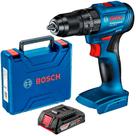 Parafusadeira Furadeira Impacto 18v Kit Bateria 2.0ah e Maleta GSB185-LI 06019K31E6000 BOSCH