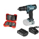 Parafusadeira Furadeira Impcto 18v Ws2390 Wesco + kit 37 pçs
