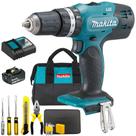 Parafusadeira/Furadeira Makita Dhp453 C/Bat + Bolsa e Acess Parafusadeira/Furadeira Makita Dhp453 C/Bat + Bolsa e Acess