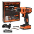Parafusadeira Furadeira Sem Fio 12v Bivolt 10mm Black&Decker