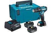 Parafusadeira makita 12v c/ 1 bat 12v e 2 baterias 18v 5 a