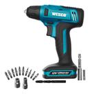 Parafusadeira sem Fio com Carregador 12V/10mm WS2555K Wesco Parafusadeira sem Fio com Carregador 12V/10mm WS2555K Wesco