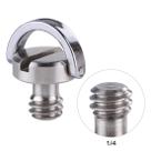 Parafuso Adaptador D-Ring 1/4' para Tripé e Engate Rápido QR