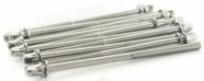 Parafuso Ahead Tension Rods 110mm Kit com 10 Unidades para Afinação 110MM-10 Padrão Top de Bumbo