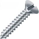 Parafuso Auto Atarraxante Chata Fenda Jomarca 3,5 X 16Mm - Kit C/5 Centos