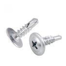 Parafuso auto brocante flangeado phillips 8x1 zincado new-fix fixação estruturas metálicas, chapas, fixação metais