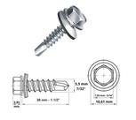 Parafuso Auto Brocante Sextavado com Arruela 12 X 1.1/2 Jomarca Parafuso Auto Brocante Sextavado com Arruela 12 X 1.1/2 Jomarca