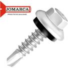 Parafuso Auto Brocante Sextavado Com Arruela Jomarca 12 X 3'' Zincado