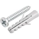 Parafuso autoatarraxante 3,5 mm x 25,0 mm cabeça chata phillips com bucha 5 mm