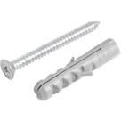 Parafuso autoatarraxante 4,8 mm x 50,0 mm cabeça chata phillips com bucha 8 mm