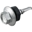 Parafuso Autobrocante Sextavado com Acabamento Tipo Dacromet, Cabeça Flangeada, 5,5 mm x 3/4", Vonder OstenVonder