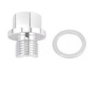 Parafuso Bujão de Óleo C/Anel Moto Cg 125 Fan - Titan 160 - CB 300
