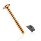 Parafuso Cama 1/4" X 120 Mm Chave Allem Porca Meia Lua 50 Unidades