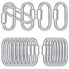 Parafuso Chain Quick Links High-PQ M8 de 3 polegadas e 1200 libras, pacote com 50