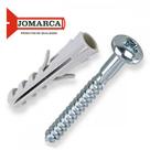 Parafuso Com Bucha 10 Cabeca Panela Auto Atarrachante Reta Pacote Com 100 Pecas Jomarca (5,5 X50Mm)