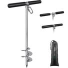 Parafuso de areia de aço inoxidável Boat Anchor SELEWARE 66cm
