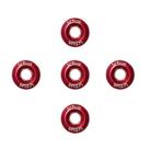 Parafuso de Coroa Ictus Kit com 5 parafusos Vermelho