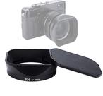 Parafuso de lente JJC LH-JXF23 preto quadrado para Fujinon XF 23 mm F1.4