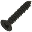 Parafuso de madeira National Hardware N224-386 V286S preto, pacote com 18