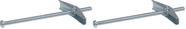Parafuso de Máquina com Cabeça Redonda e Toggle Bolt Hillman 1/4"x10cm 2 unidades