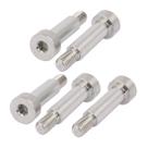 Parafuso de ombro uxcell 304 de aço inoxidável M8x30mm 5 unidades