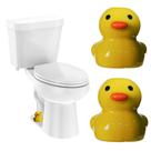 Parafuso de vaso sanitário cobre cerâmica decorativa em forma de pato, 2 unidades