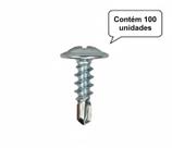 Parafuso Drywall Cabeça Lentilha Ponta Broca 13mm - Patta Unidades:100 Parafuso Drywall Cabeça Lentilha Ponta Broca 13mm - Patta Unidades:100