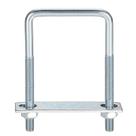 Parafuso em U quadrado YIDU69Q para reboque de aço galvanizado, 10 unidades Parafuso em U quadrado YIDU69Q para reboque de aço galvanizado, 10 unidades