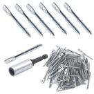 Parafuso Eye Lag em aço carbono galvanizado eforsit de 5 cm com chave