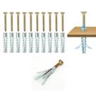 Parafuso Fenda Phillips Cabeça com Bucha Metal Tubo de Expansão para Concreto 3,5cm