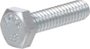 Parafuso hexagonal Hillman 1/2" x 3,8 cm revestido de zinco grau 2