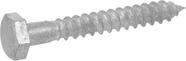 Parafuso hexagonal Hillman 1,3 cm x 18 cm galvanizado a quente 25 unidades