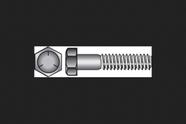 Parafuso Hillman 9,5 mm de diâmetro x 6 cm de aço zinco tratado termicamente 50 unidades