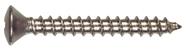 Parafuso Hillman com cabeça oval de aço inoxidável de 25,4 cm x 6,4 cm, pacote com 50