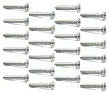 Parafuso INOX de fixar ponte guitarra strato Kit c/ 24 unid.