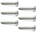Parafuso INOX de fixar ponte guitarra strato Kit c/ 6 unid.