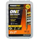 Parafuso multimaterial Hillman POWERPRO ONE 8 x 5 cm 1 kg