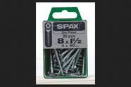 Parafuso multimaterial SPAX No. 8 Zinc 3,8x40mm Phillips