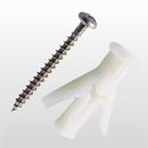 Parafuso para aglomerado 4,0x50 Com Bucha Frog 10x40 Ref 3471 Bemfixa - BEMFIXA
