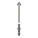 Parafuso para Lavatório Bucha 12 Inox C/2 Real Metais