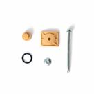 Parafuso Para Telha Pvc Sextavado Ponta Broca Kit Marfim 40un Vedação E Fixação De Telhas 5.5x62mm