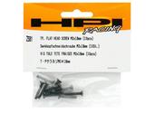 Parafuso phillips m3x18mm (10pçs) automodelo hpiz581